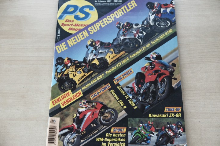 Deckblatt PS Sport Motorrad (01/1997)